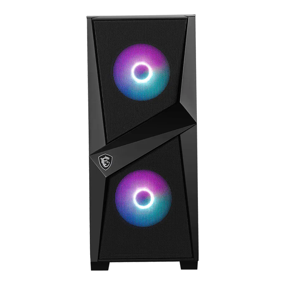 MSI Mag Forge 100R ATX Gaming Case - Black - Image 2