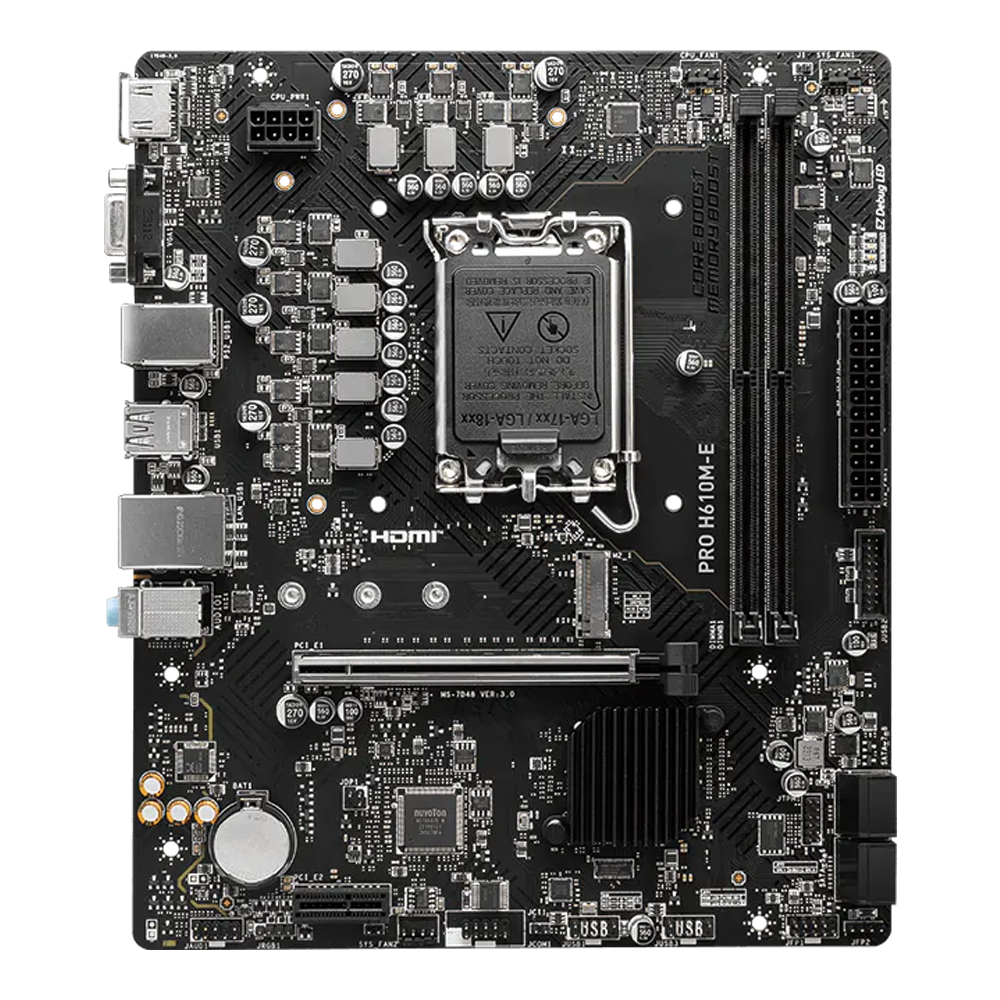 MSI Pro H610M-E Motherboard (DDR5) - Image 2