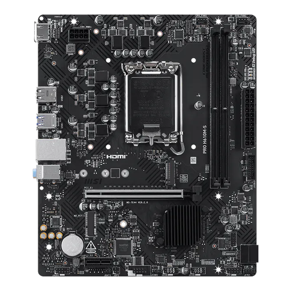 Asus Pro H610M-S Motherboard (DDR5) - Image 2