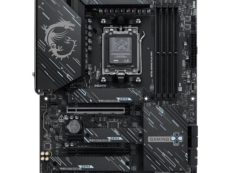 MSI Pro X870E Gaming Plus WIFI, AMD AM5 Motherboard (DDR5) - image 3