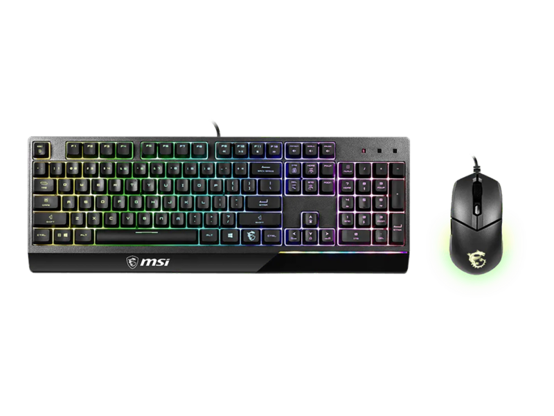 MSI Vigor GK30 Wired Gaming Combo Keyboard & Mouse (Black)