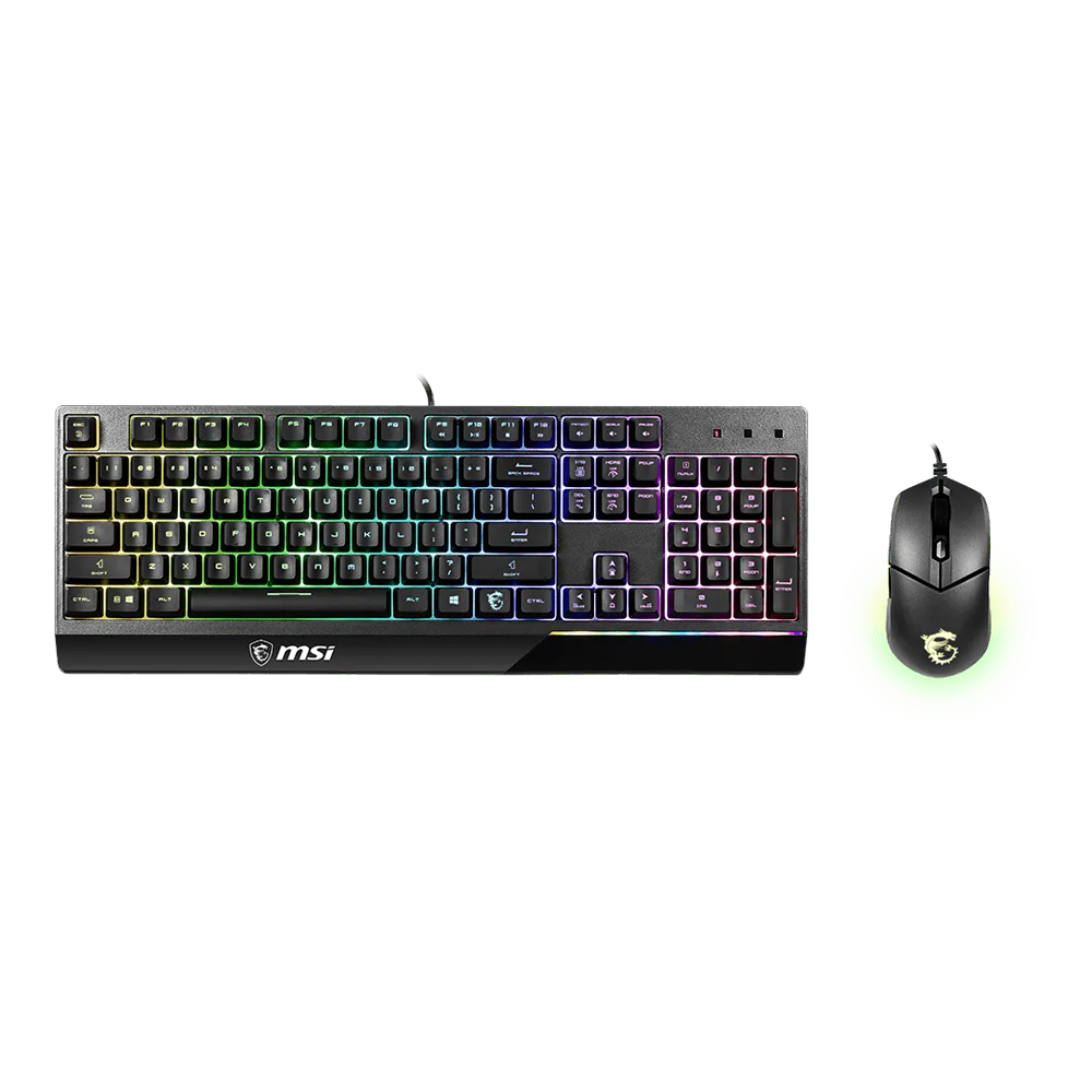 MSI Vigor GK30 Wired Gaming Combo Keyboard & Mouse (Black)