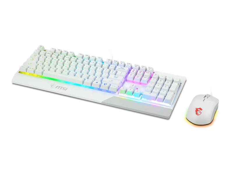 MSI Vigor GK30 Wired Gaming Combo Keyboard & Mouse (White) - image 5