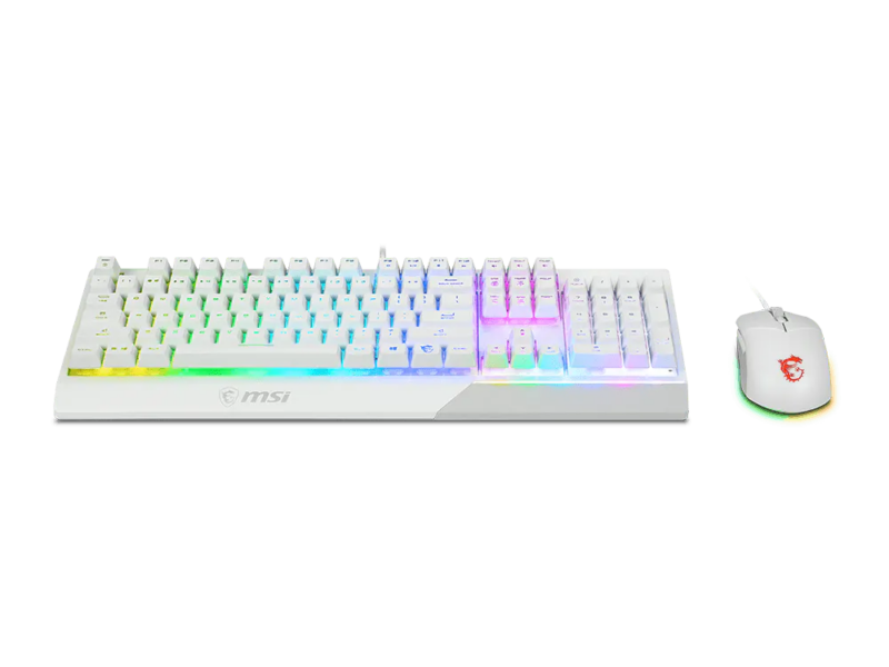 MSI Vigor GK30 Wired Gaming Combo Keyboard & Mouse (White) - image 4