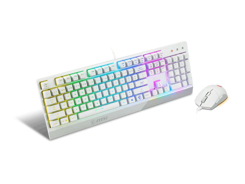 MSI Vigor GK30 Wired Gaming Combo Keyboard & Mouse (White) - image 3