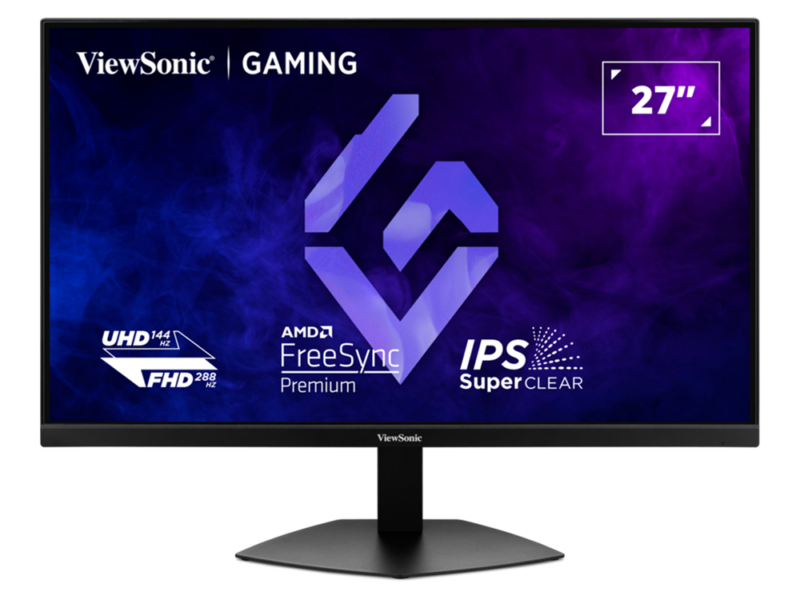 27″ ViewSonic XG2730D, IPS Dual Mode 144Hz / 288Hz UHD Gaming LED Monitor