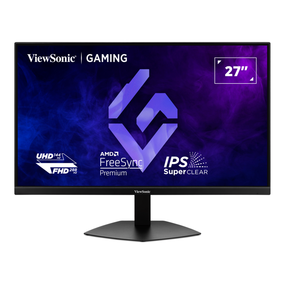 27" ViewSonic XG2730D, IPS Dual Mode 144Hz / 288Hz UHD Gaming LED Monitor