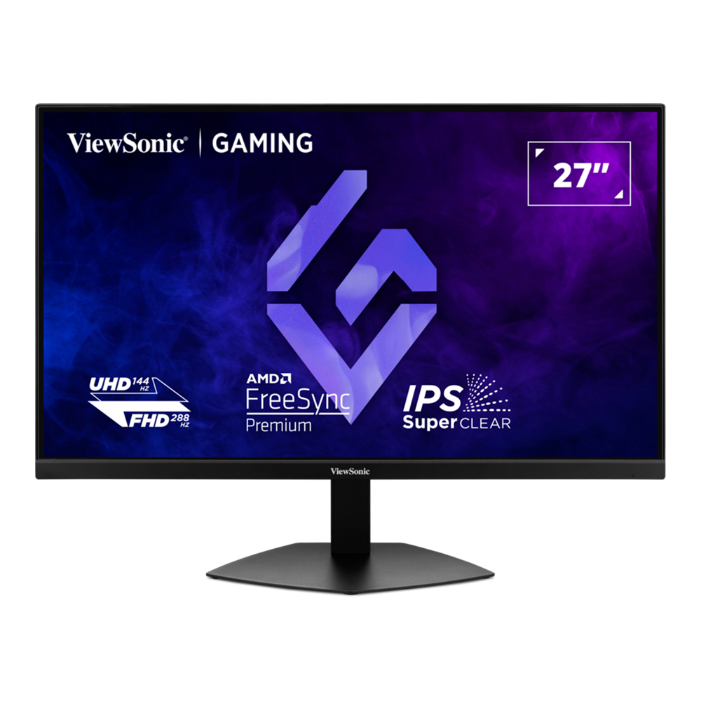 27" ViewSonic XG2730D, IPS Dual Mode 144Hz / 288Hz UHD Gaming LED Monitor