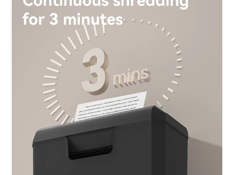 Paper Shredder Deli-ET103SC (Strip Cut) - image 4
