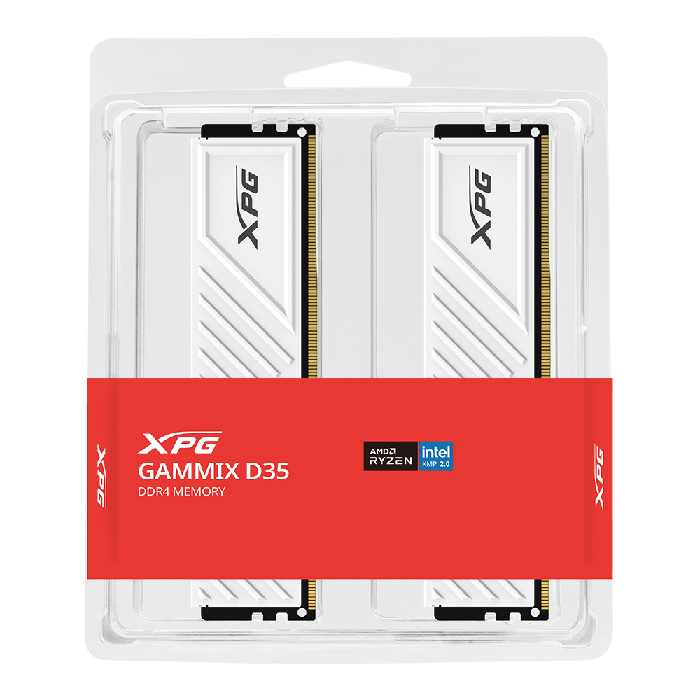 2x16 GB DDR4 XPG D35 3200MHz Gaming RAM (White)