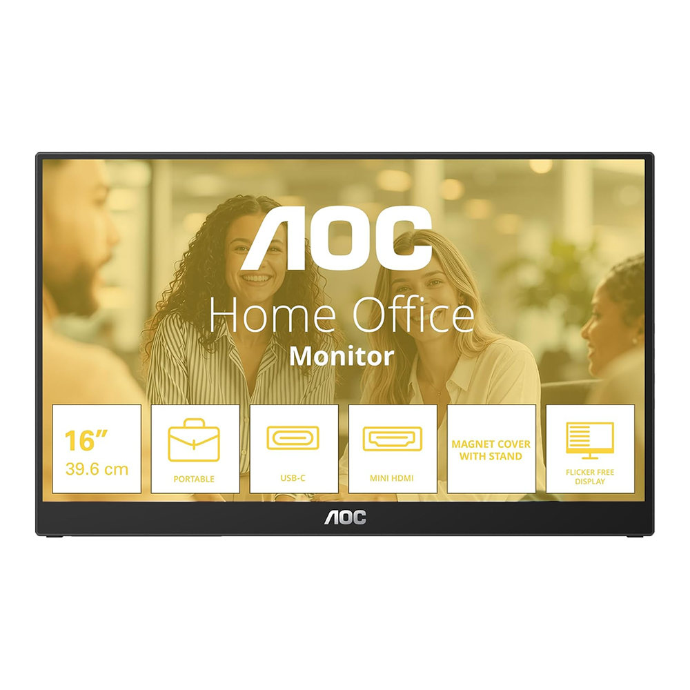 15.6” AOC 16T3FE IPS/60Hz/FHD Gaming LED Portable Monitor