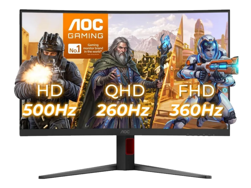 31.5” AOC CQ32G4Z Frameless Curved 2K Gaming Monitor