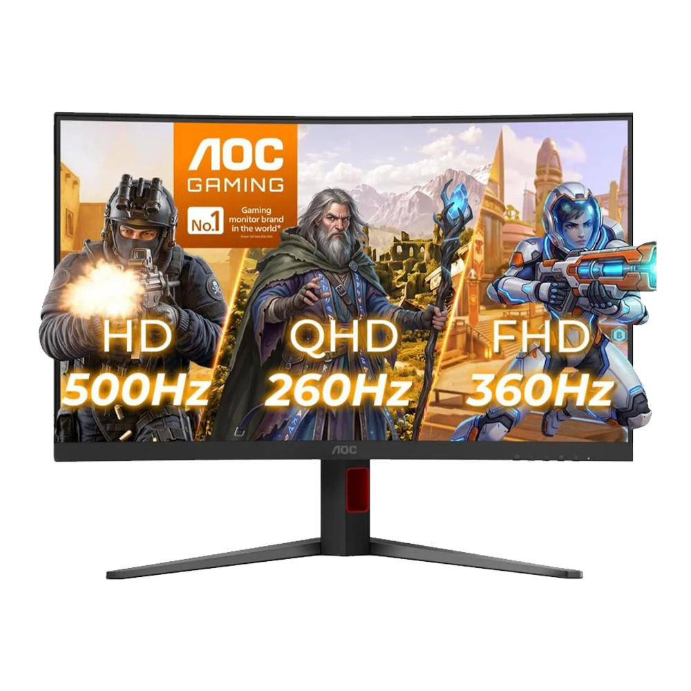 31.5” AOC CQ32G4Z Frameless Curved 2K Gaming Monitor