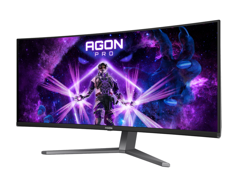 34” AOC Agon Pro AGP346UCSD WQHD 3-Sided Frameless QD-OLED Curved Gaming Monitor - image 2