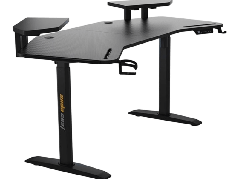 AndaSeat Shadow Warrior Electric Gaming Desk (Black)
