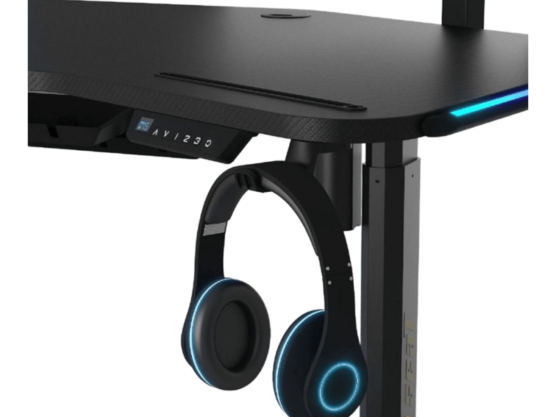 AndaSeat Shadow Warrior Electric Gaming Desk (Black) - image 5