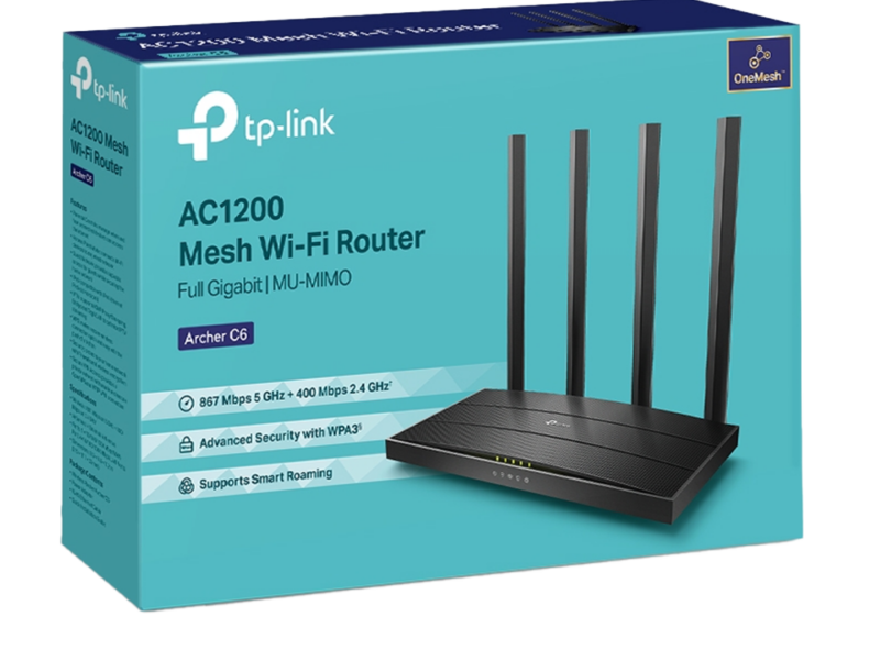 Tp-Link Archer C6, AC1200 Wireless MU-MIMO Gigabit Router