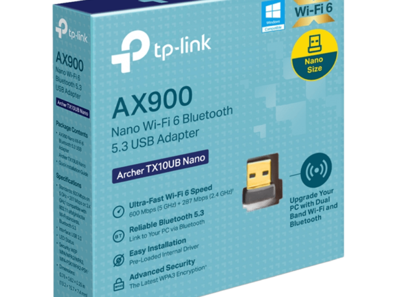 Archer TX10UB Nano – AX900 Nano Wi-Fi 6 Bluetooth 5.3 USB Adapter
