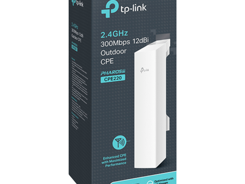 TP-Link CPE220 2.4GHz 300Mbps 12dBi Outdoor CPE