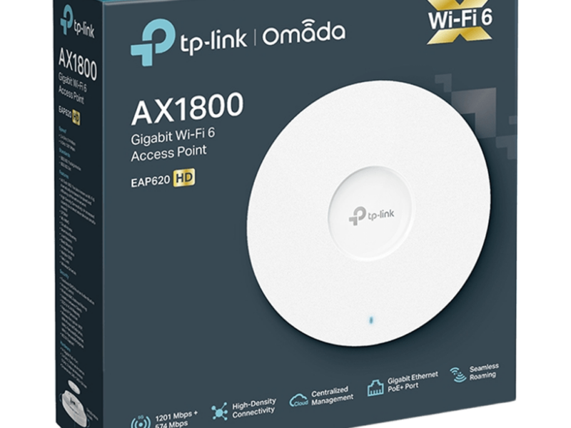 TP-Link EAP620 HD AX1800 Wireless Dual Band Ceiling Mount Access Point