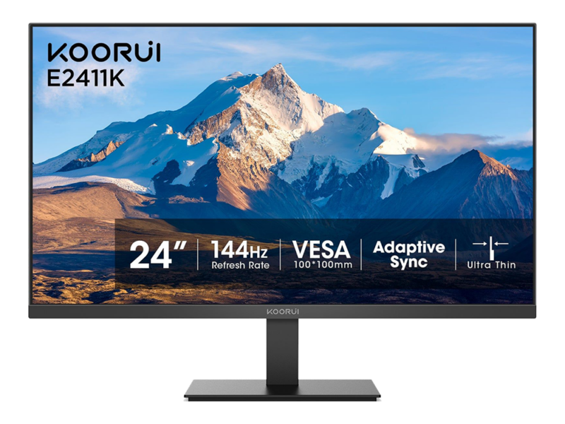 23.8″ Koorui E2411K FHD 144Hz IPS Gaming Monitor