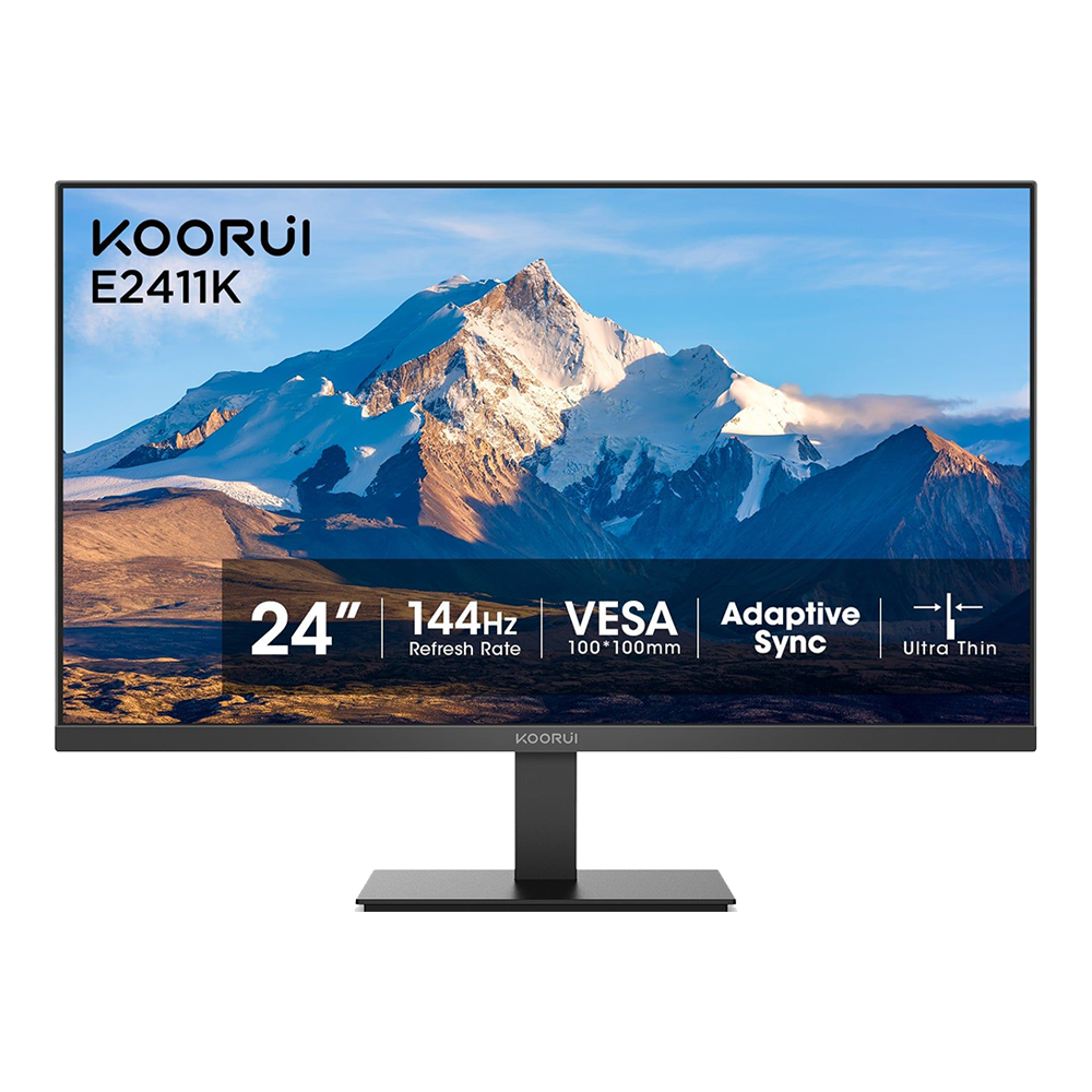 23.8″ Koorui E2411H FHD 144Hz IPS Gaming Monitor