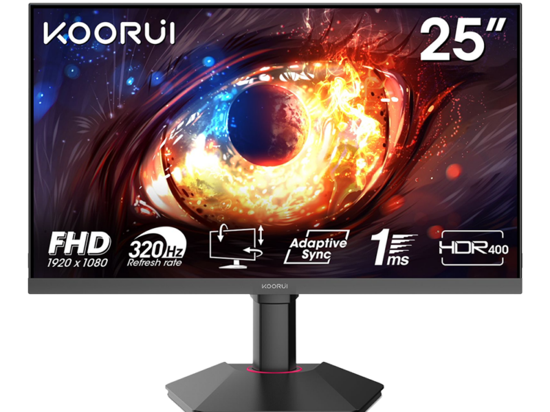 24.5″ Koorui G2511E FHD 320Hz Fast IPS Gaming Monitor