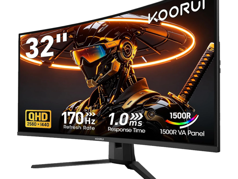 32″ Koorui G3221SC QHD 170Hz VA Curved Gaming Monitor - image 6