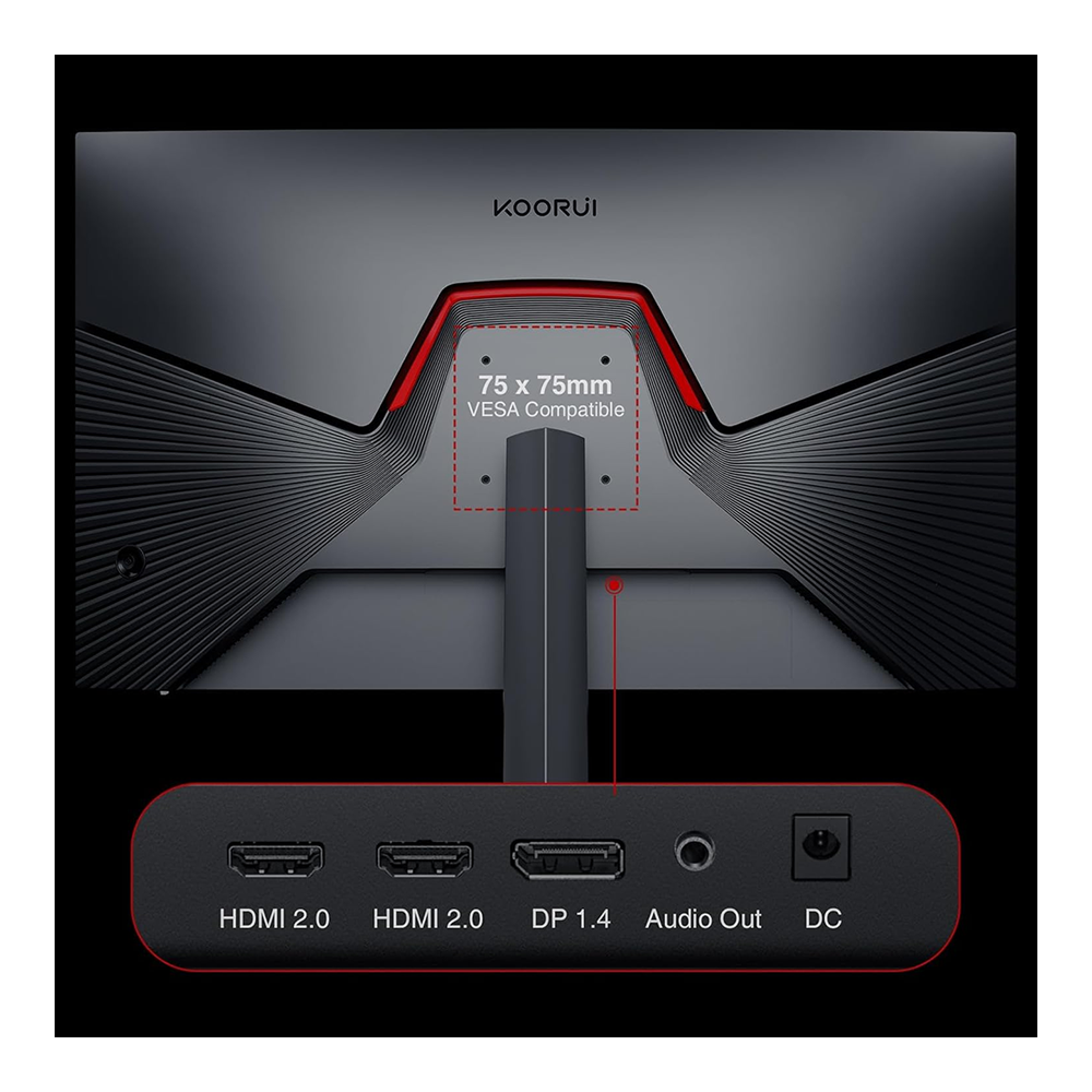27″ Koorui GN06 FHD 180Hz IPS Gaming Monitor - Image 2