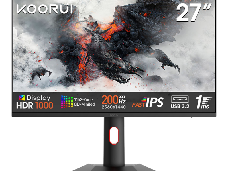 27″ Koorui S2721PM QHD 200Hz IPS Gaming Monitor