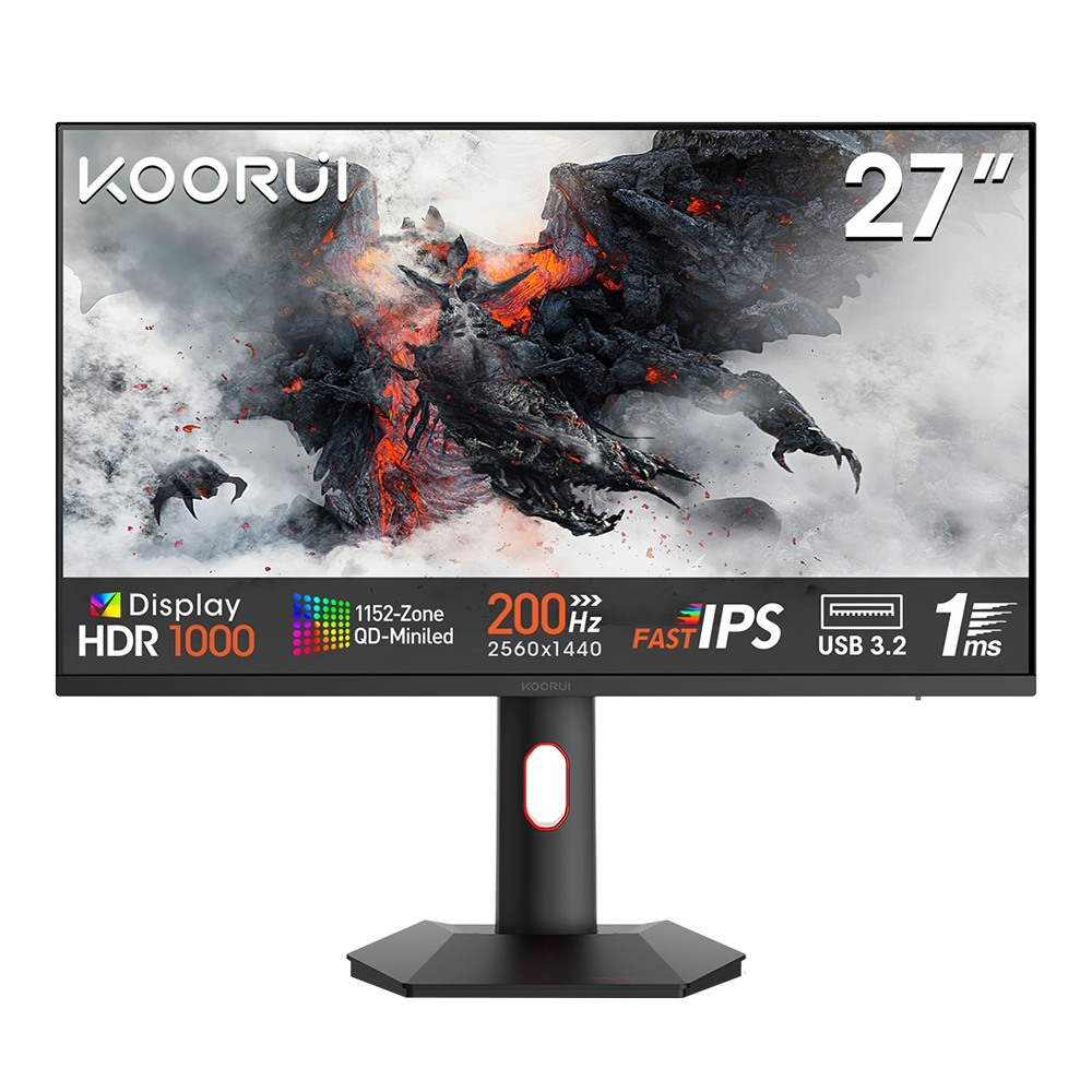 27″ Koorui S2721PM QHD 200Hz IPS Gaming Monitor