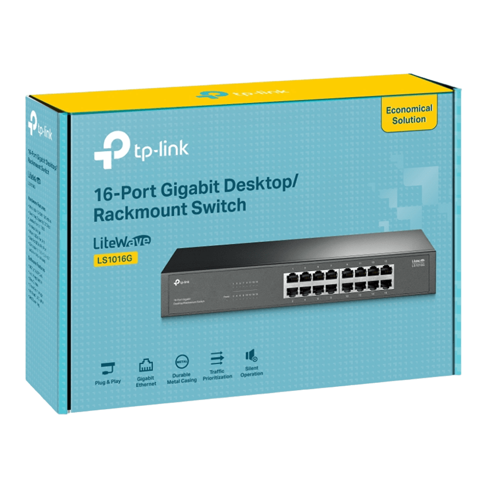 TP-Link LS1016G 16-Port Gigabit Desktop/ Rackmount Switch