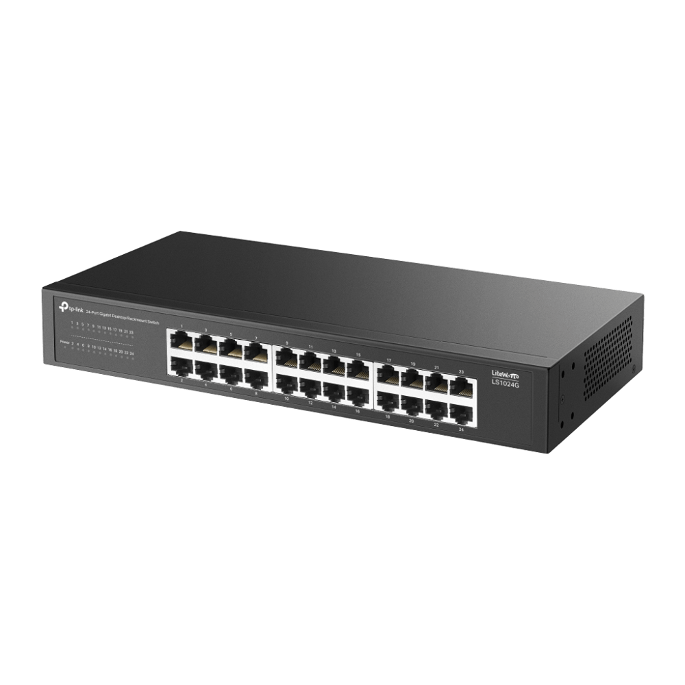 TP-Link LS1024G, 24-Port Gigabit Desktop/ Rackmount Switch - Image 4
