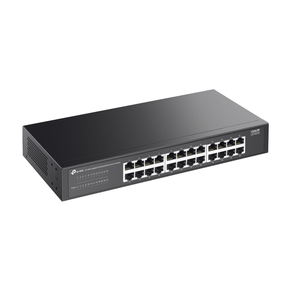 TP-Link LS1024G, 24-Port Gigabit Desktop/ Rackmount Switch - Image 3