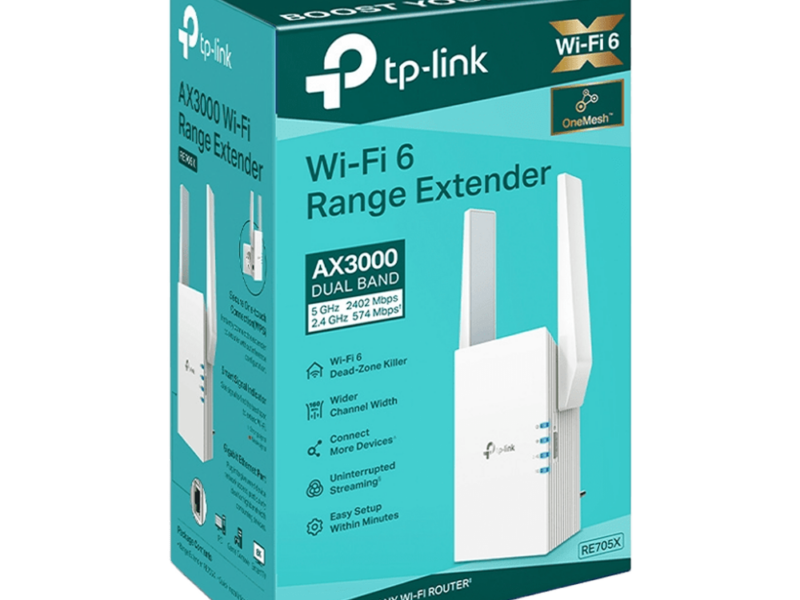TP-Link RE705X AX3000 Mesh WiFi 6 Extender