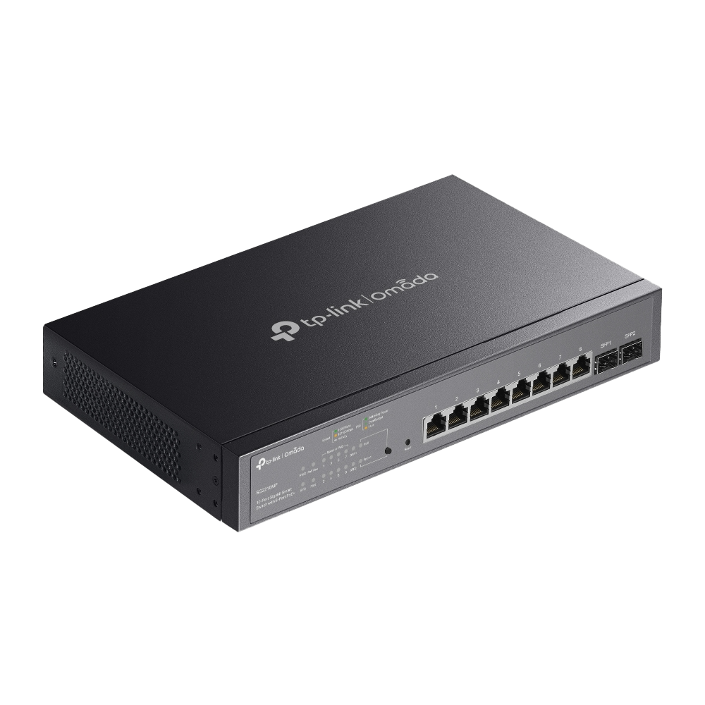 TP-Link SG2210MP Omada 10-Port Gigabit Smart Switch with 8-Port PoE+ - Image 2
