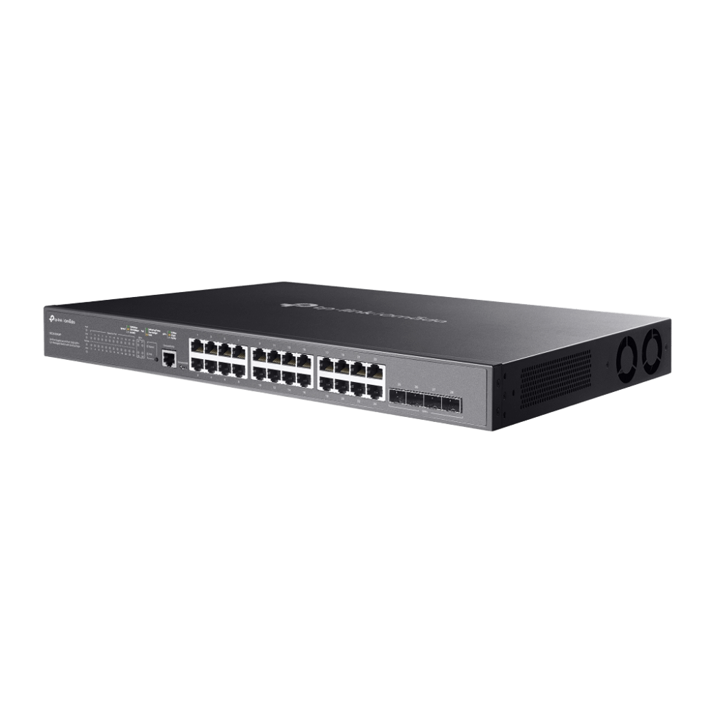 TP-Link SG3428XMP Omada 24-Port Gigabit and 4-Port 10GE SFP+ L2+ Managed Switch with 24-Port PoE+ - Image 3