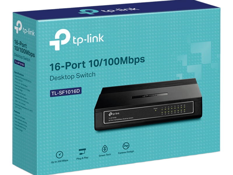 TP-Link TL-SF1016D 16-Port 10/100Mbps Desktop Switch