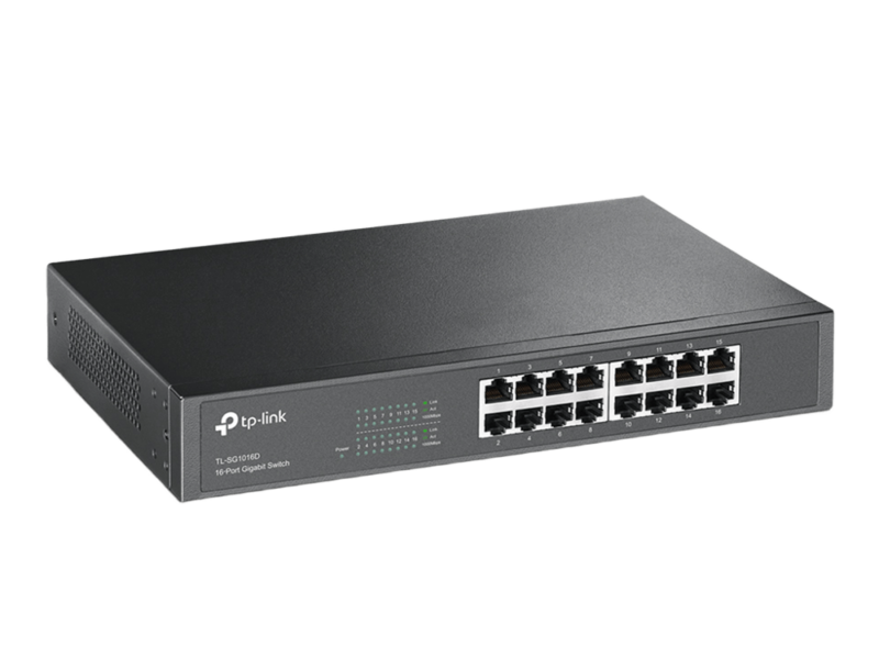 TP-Link TL-SG1016D 16-Port Gigabit Desktop/ Rackmount Switch - image 3
