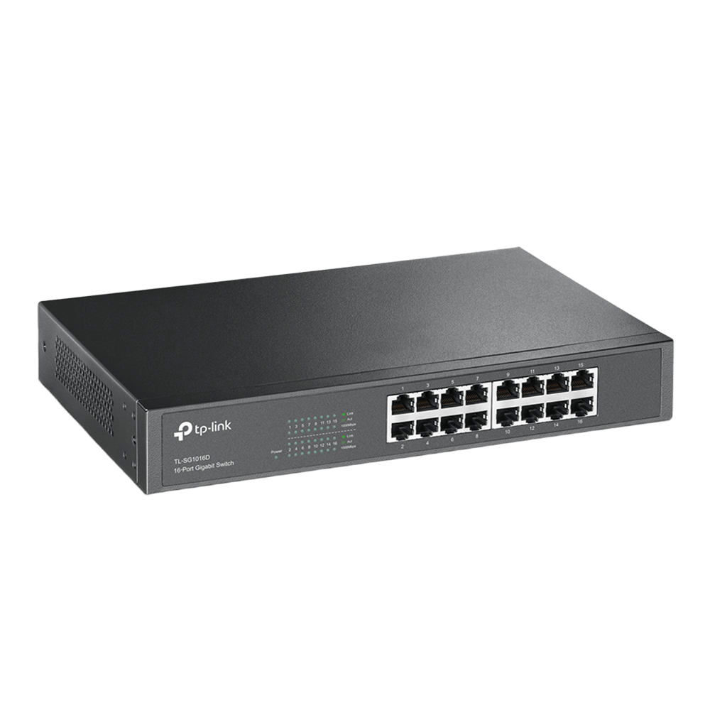 TP-Link TL-SG1016D 16-Port Gigabit Desktop/ Rackmount Switch - Image 3