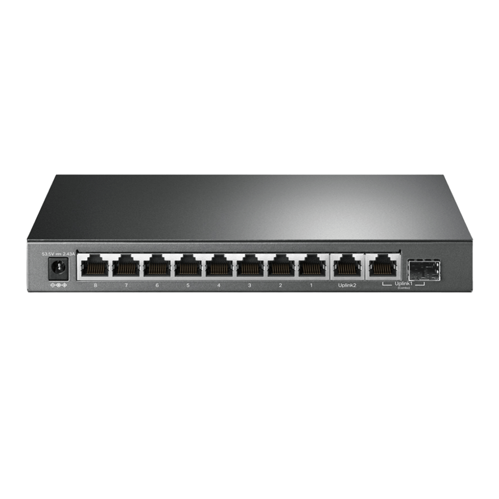 TP-Link TL-SG1210MP 10-Port Gigabit Desktop Switch with 8-Port PoE+ - Image 2