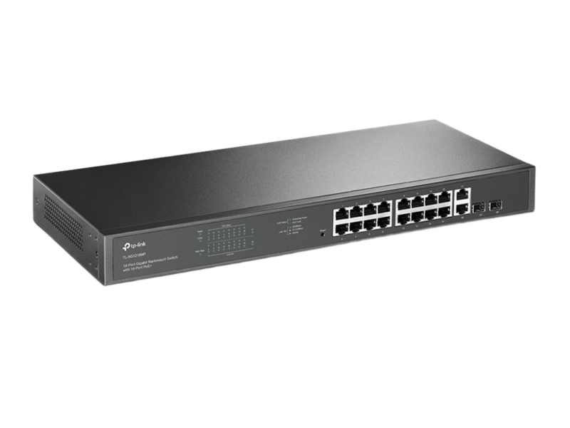 TP-Link TL-SG1218MP, 18-Port Gigabit Rackmount Switch with 16-Port PoE+ - image 2