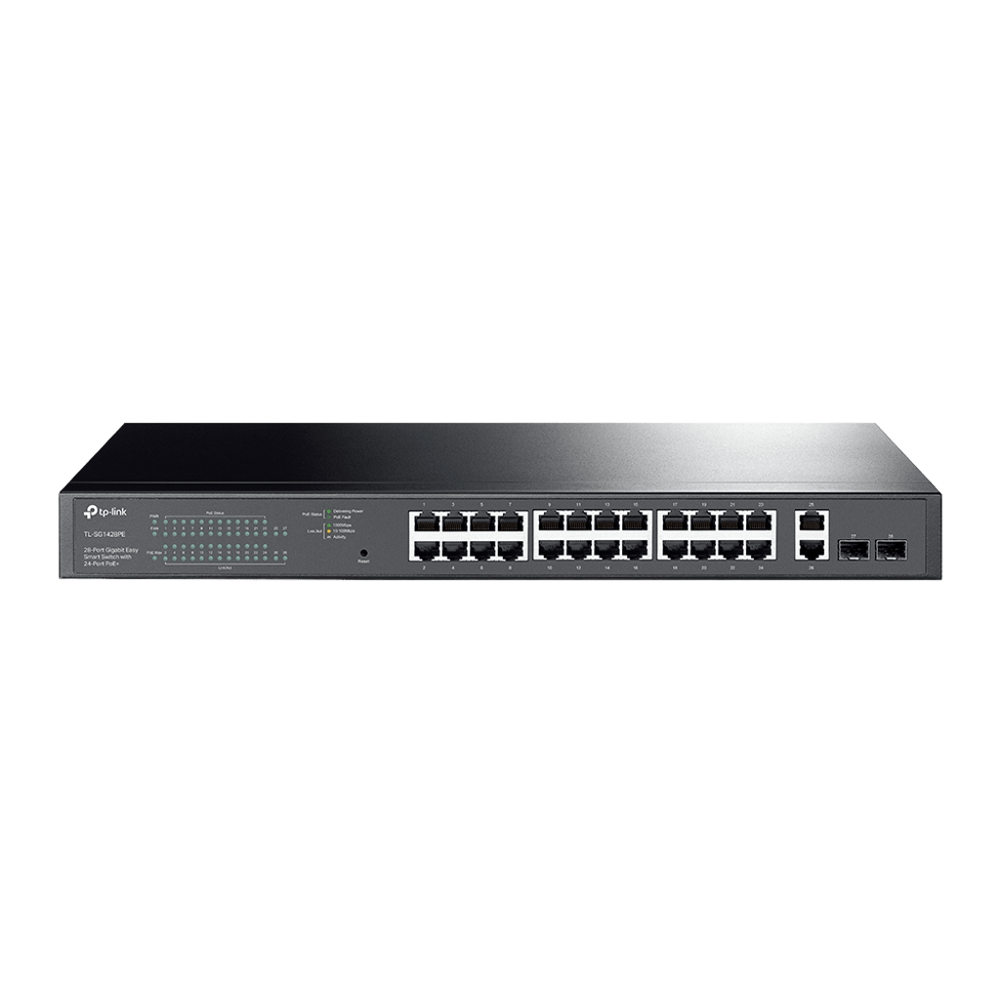 TP-Link TL-SG1428PE 28-Port Gigabit Easy Smart Switch with 24-Port PoE+