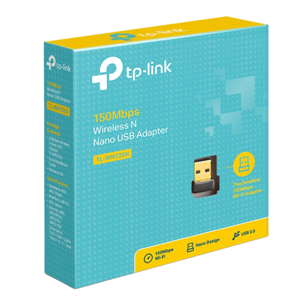 TP-Link TL-WN725N Wireless N Nano USB Adapter (150Mbps)