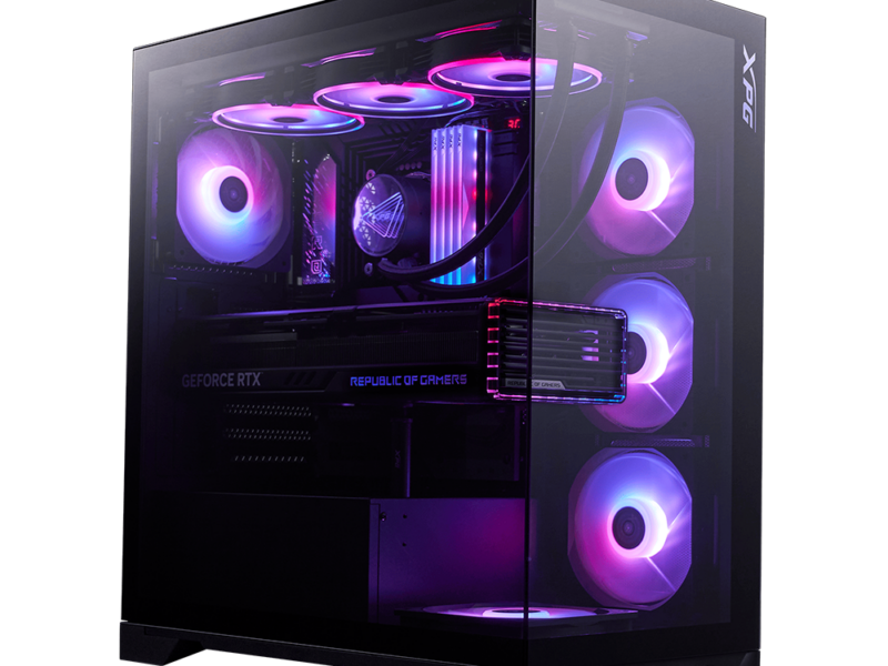 XPG INVADER X BTF Mid-Tower Chassis (Black / White) - image 8