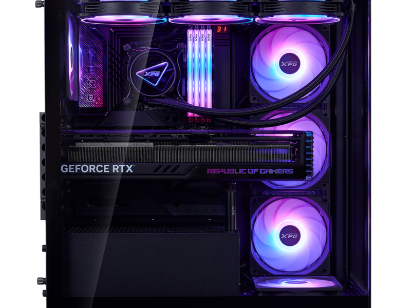 XPG INVADER X BTF Mid-Tower Chassis (Black / White) - image 6