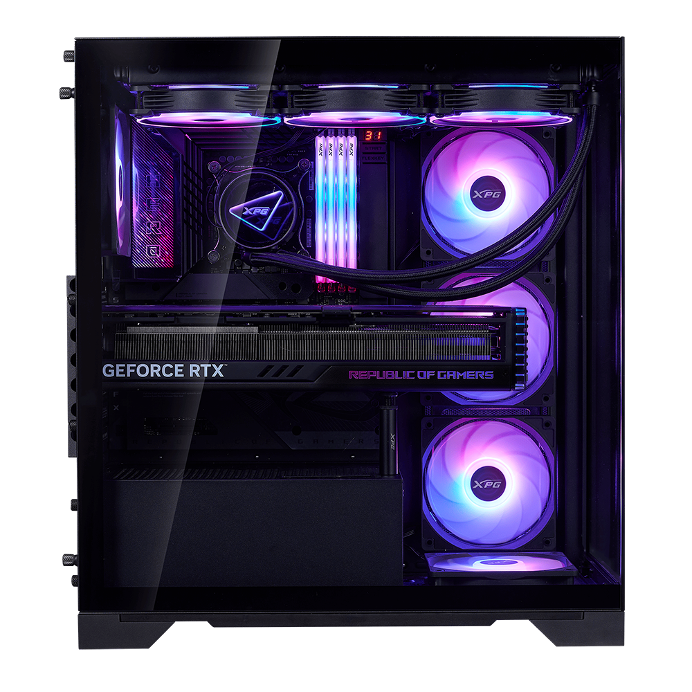 XPG INVADER X BTF Mid-Tower Chassis (Black / White) - Image 6