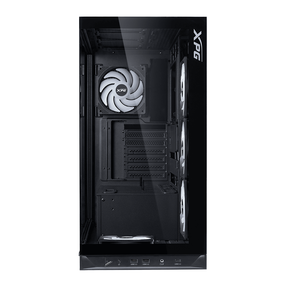XPG INVADER X BTF Mid-Tower Chassis (Black / White) - Image 5