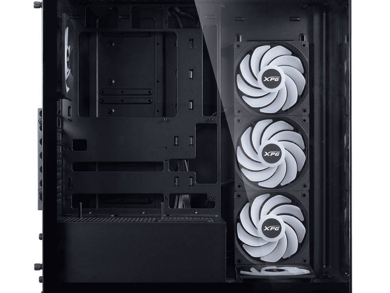 XPG INVADER X BTF Mid-Tower Chassis (Black / White) - image 3