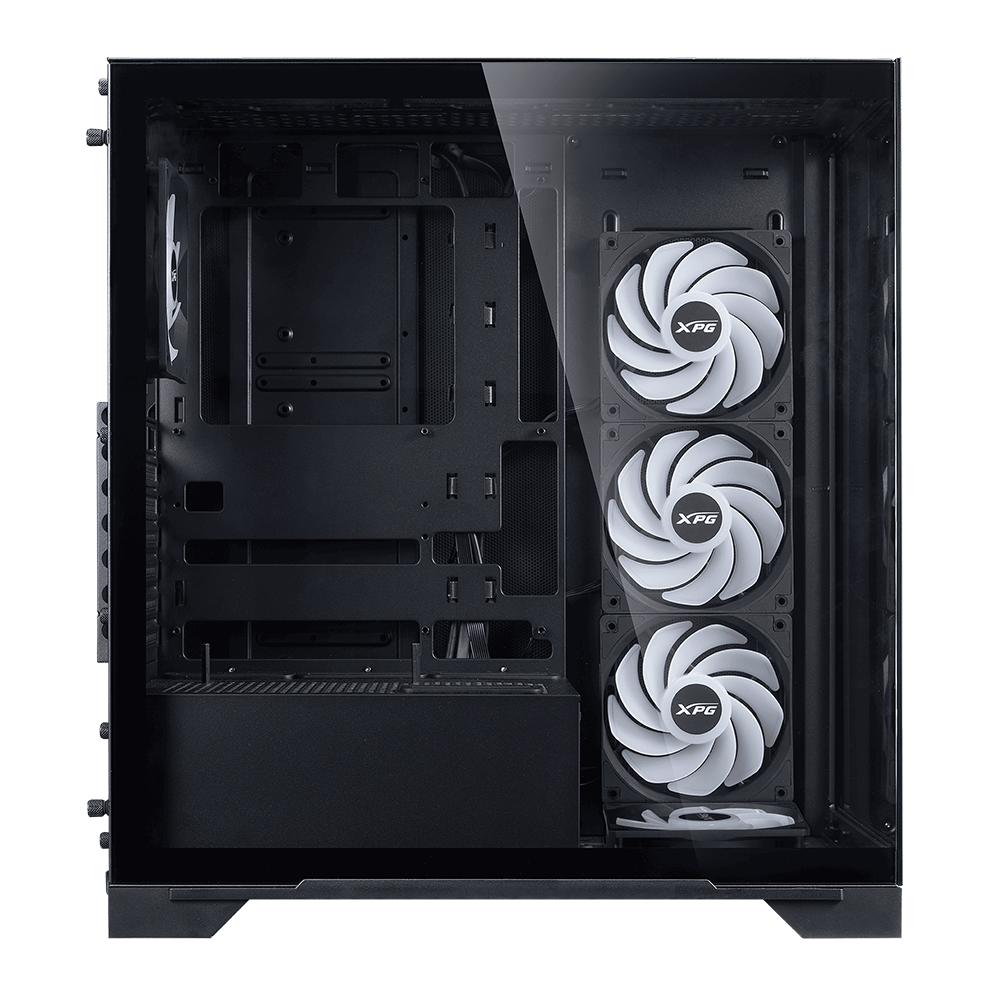 XPG INVADER X BTF Mid-Tower Chassis (Black / White) - Image 3